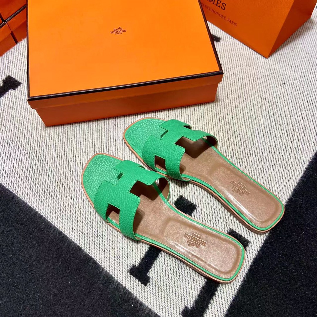 에르메스 올수공 오란 슬리퍼 샌들 토고 35